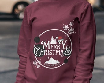 Merry Christmas Holiday Unisex Crewneck Sweatshirt