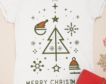 Merry Christmas Festive Holiday Unisex T-Shirt