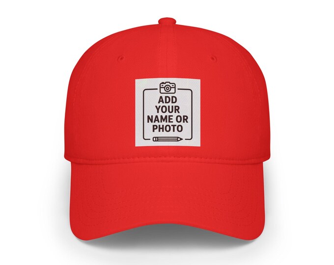 Personalized Holiday Hat with Name or Photo, Custom Festive Gift