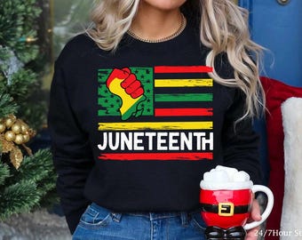Empowerment Juneteenth Tee, Unisex Heavy Cotton T-Shirt, Black Lives Matter Shirt, Social Justice Apparel, African American Heritage