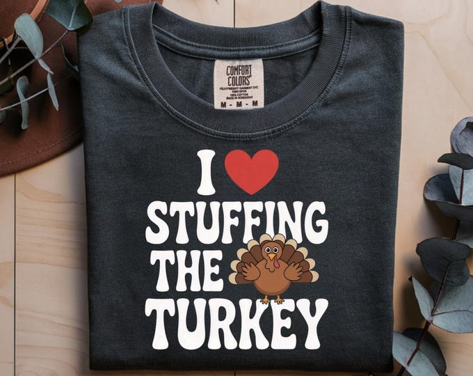 Funny Graphic Thanksgiving Turkey Shirt | Soft Cotton Holiday Tee for Food Lovers