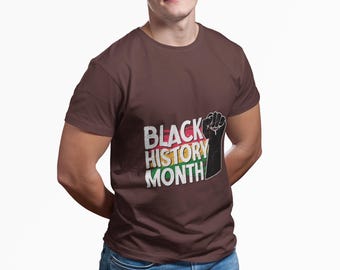 Empowering Black History T-Shirt – Unisex Cotton Tee to Celebrate Diversity, Cultural Pride Shirt, Gift for Activists