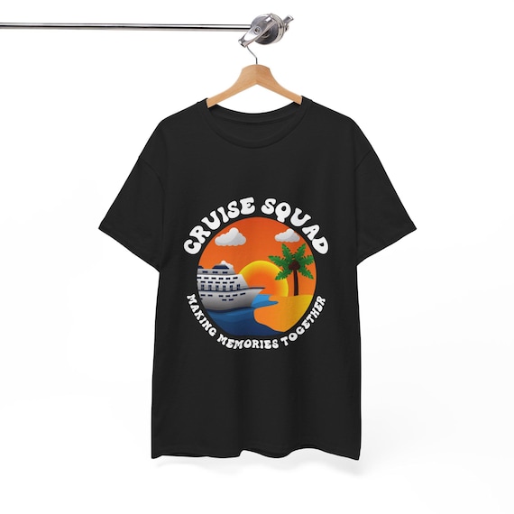 Sunset Cruise Squad 2025 Shirt – Custom Family or Girls Trip Tee, Vacation Cruise T-Shirt, Beach Boat Outfit, Unisex Summer Gift