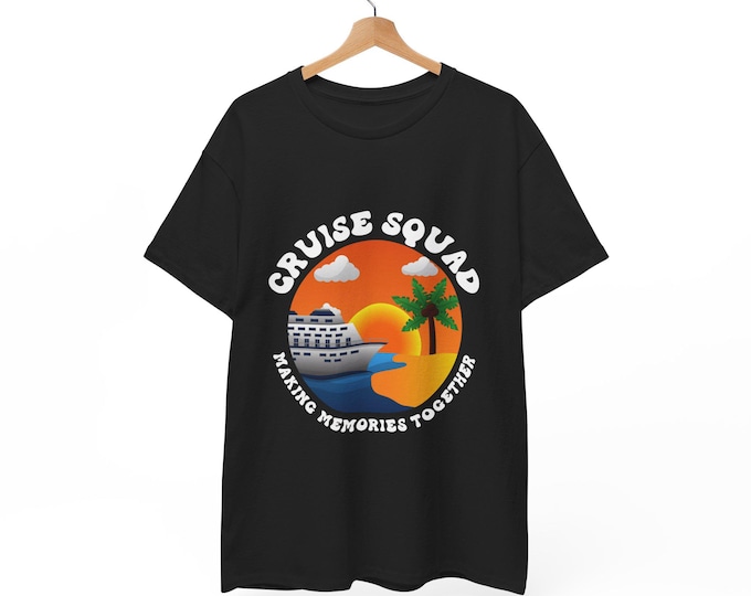 Cruise Squad T-Shirt | Sunset Ship Vacation Shirt | Matching Family Cruise Tee