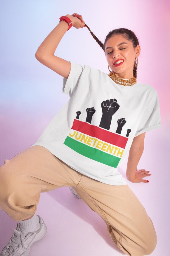Juneteenth Celebration Unisex Heavy Cotton Tee, Afrocentric Shirt, Equality Awareness, Black History Month, Gift for Activists, Social