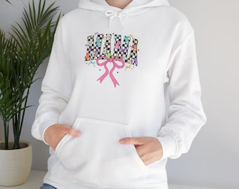 Vibrant 'Mama' Hoodie - A Cozy Treat for Stylish Moms, Cheerful Mom Life Hoodie - Ideal Casual Wear for Busy Moms, Gift for He