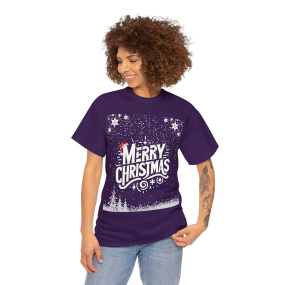Merry Christmas Lights Xmas for Men Women Teen Boy Girl Kid T-Shirt