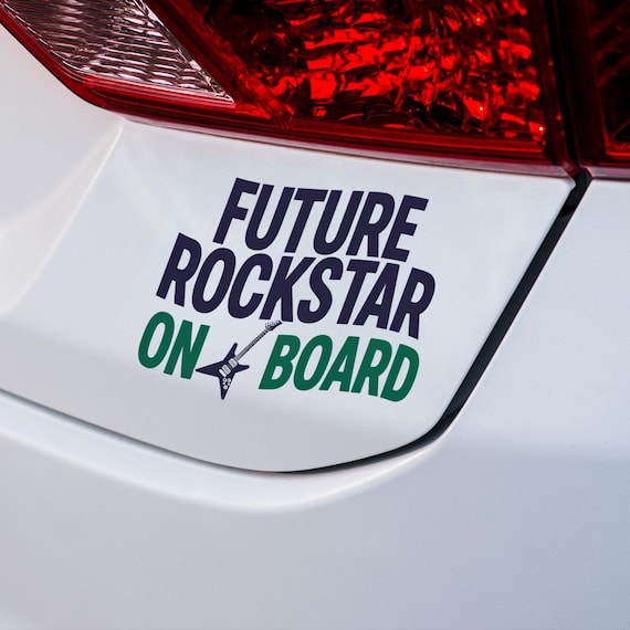 Future Rockstar On Board sticker