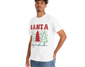 Santa-claus Unisex Heavy Cotton Tee - Christmas Gift Shirt for Men and Women, Festive Holiday T-shirt, Xmas Apparel, Santa Claus Tee, Cute