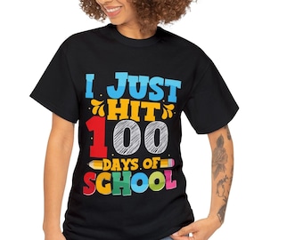 100 Days of School T-Shirt | Funny 100th Day Celebration Tee for Kids and Teachers | Classroom Party Shirt