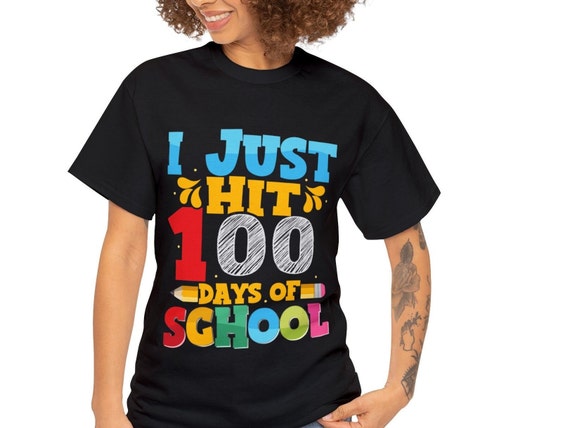 100th Day of School Celebration T-Shirt for Kids & Teachers - Fun Educational Tee, Counting 100 Days Learning Journey