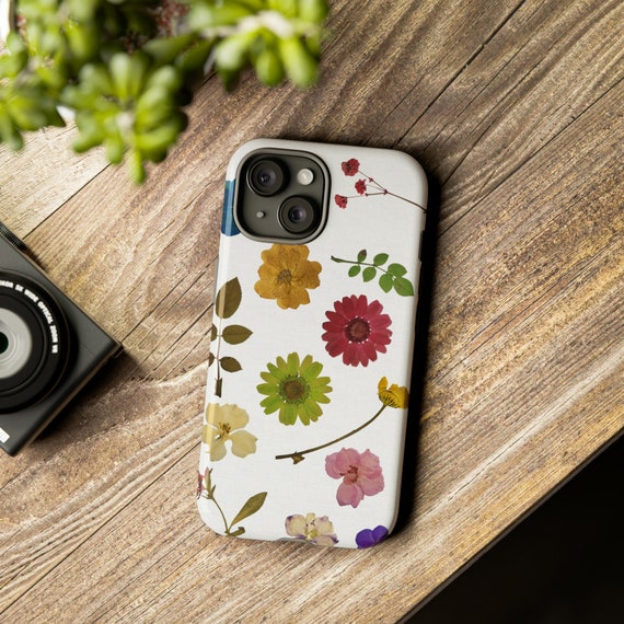 Elegant Floral Phone Cover: Durable, Stylish Protection for Your Device with Vibrant Flower Designs