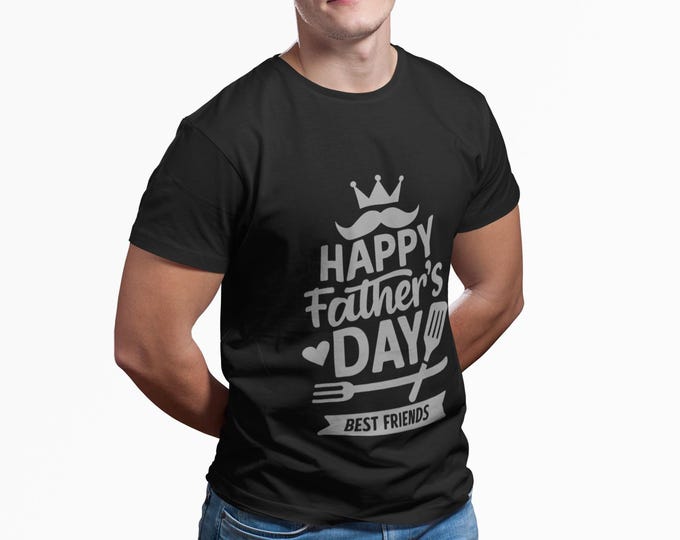 Father's Day Unisex Heavy Cotton Tee, Gift for Dad, Best Friends T-shirt, Casual Father's Day Apparel, Family Celebration Tee