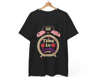 Motivational Study Time T‑Shirt – Encouraging Student Tee, Back-to-School Shirt