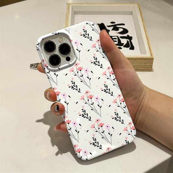 Flower Film Case | Modern Floral Design, Trendy & Cute Phone Case, Custom iPhone Case for Gifts