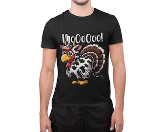 Bird shirt,bird shirt design | Cute Farm Animal Mashup Art for Thanksgiving | MooOoo Cow Hybrid Illustration | Express Delivery available