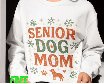 Senior Companion Winter Sweatshirt with Festive Seasonal Graphic and Cozy Holiday Theme