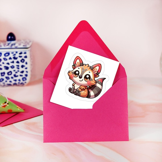 Adorable Aardwolf Sticker - Cute Animal Sticker for Laptops, Journals, and Gifts