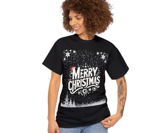 Merry Christmas Lights T-Shirt for Men, Women, Teens, Boys, Girls, and Kids