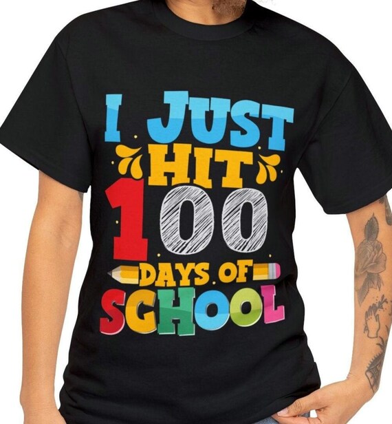 100 Days of School T-Shirt | Funny 100th Day Celebration Tee for Kids and Teachers | Classroom Party Shirt