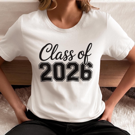 Class of 2026 Graduation T-Shirt Senior Year School Spirit Comfort Colors Tee