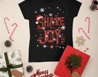 Festive Christmas Joy Shirt - Perfect for Family Holiday Gatherings, Unique Christmas Gift, Cute & Joyful Design for All