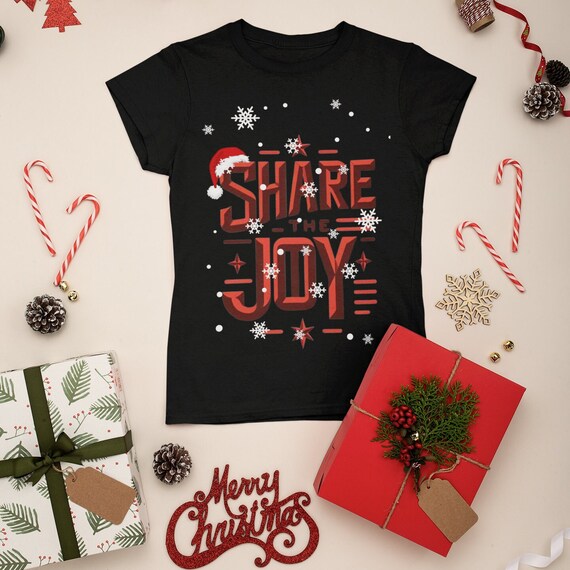 Festive Christmas Joy Shirt - Perfect for Family Holiday Gatherings, Unique Christmas Gift, Cute & Joyful Design for All