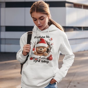 Frohe Weihnachten Sweatshirt: Unisex Urlaub Crewneck