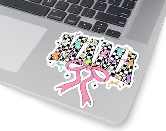 Mama Stickers, Colorful Mama Kiss-Cut Stickers, Cute Stickers for Moms, Mother's Day Gifts, Laptop Decor, Floral Stickers