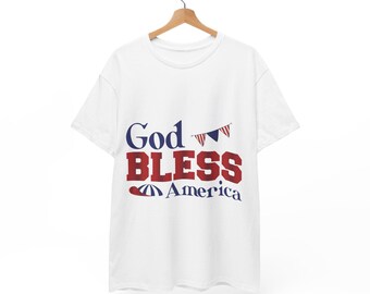 God Bless America T‑Shirt – Patriotic 4th of July Independence Tee for Men & Women