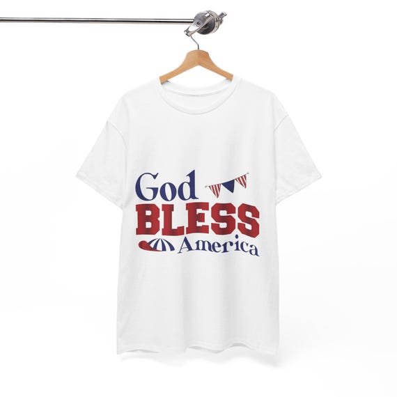 God Bless America T‑Shirt – Patriotic 4th of July Independence Tee for Men & Women