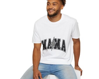 Mama Lightning Bolt T-Shirt - Casual Wear, Gift for Moms, Mother's Day, Family Gatherings, Birthday Gift