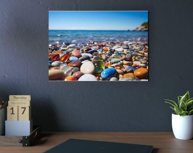 Coastal Aluminum Wall Art: Beach Home Decor, Ocean Photography
