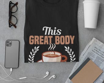 Funny Cafecito T-Shirt – Latin Coffee Tee for Men & Women, "Fueled by Cafecito" Graphic Shirt, Gift for Coffee Lovers