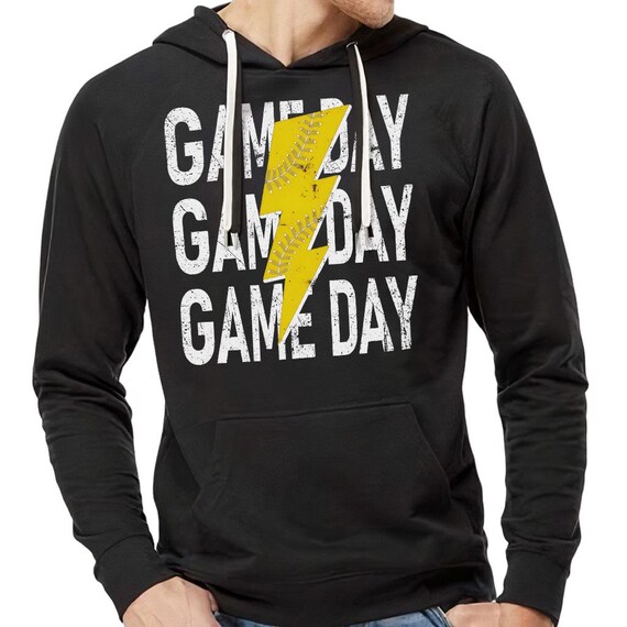 Gameday Softball Lightweight Hoodie - Softball Athlete Apparel - Softball Fan Gift