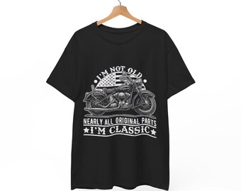 Classic Motorcycle T-Shirt | Vintage Biker Graphic Tee | Unisex Retro Riding Gift Shirt