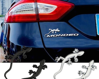 Reflective Gecko Lizard Car Decal - Luminous Car Stickers for Night Visibility, Waterproof Outdoor Vehicle Decals