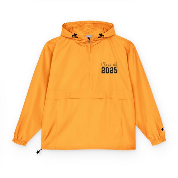 Class of 2025 Packable Anorak Jacket - Perfect Graduation Gift, Casual Wear, Lightweight Jacket, College Bound