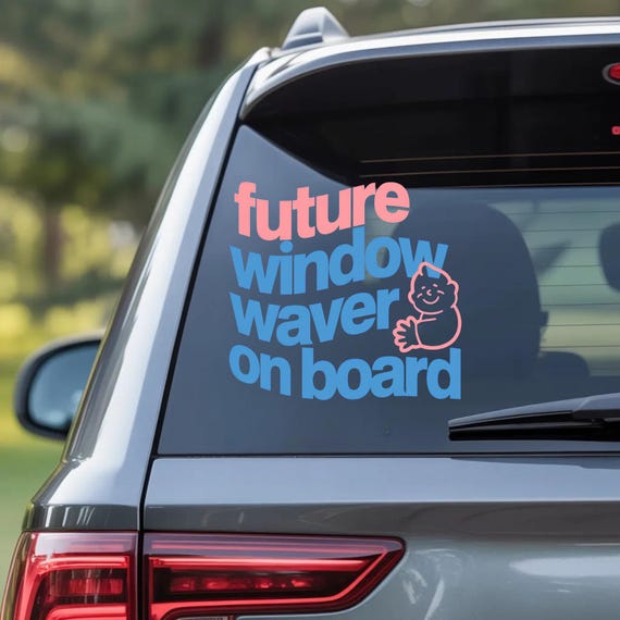 Future Driver On Board Car Sticker, Funny Baby Car Decal, Cute Kid Car Sticker, Family Car Sign, Toddler Car Decal Gift