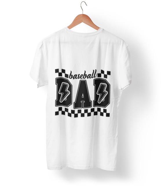 Baseball Dad T‑Shirt – Unisex Heavy Cotton Tee for Father's Day & Game Day
