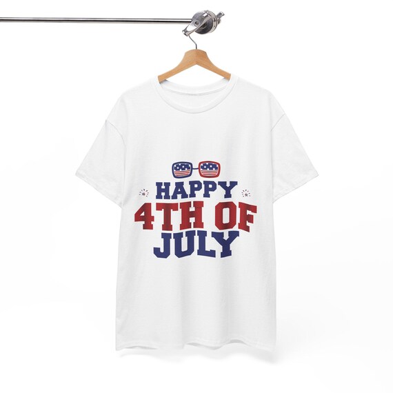 Happy 4th of July T‑Shirt – Patriotic Unisex Tee for USA Celebration