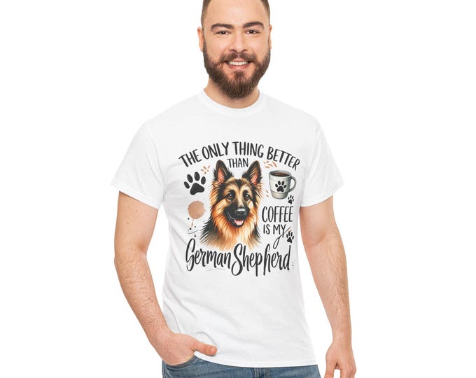 German Shepherd T-Shirt | Dog Lover Gift Tee | German Shepherd Face Graphic Shirt