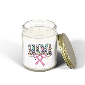 Custom Scented Candle – Hand‑Poured Coconut Apricot Wax with Personalized Label