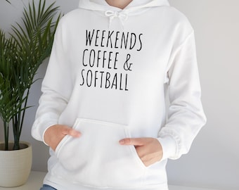 Softball Pitcher Hoodie | Lightweight Unisex Sweatshirt | White or Black Print Option | Funny Sports Gift