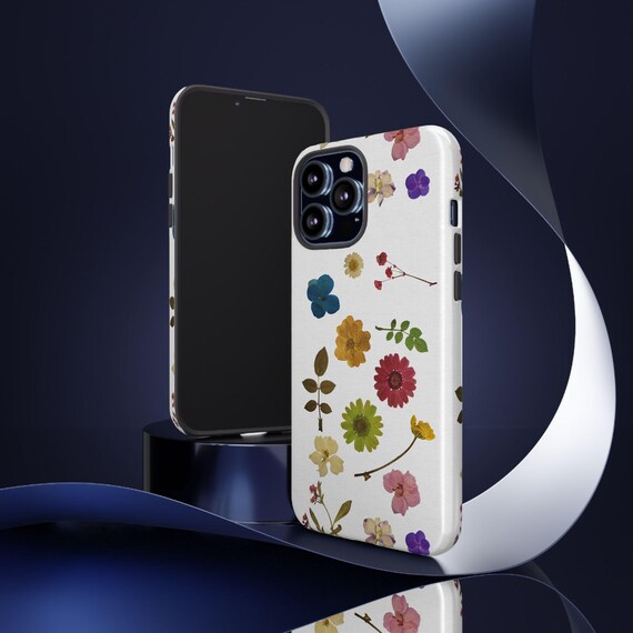 Elegant Floral Tough Phone Case – Durable Flower Cover for iPhone & Samsung