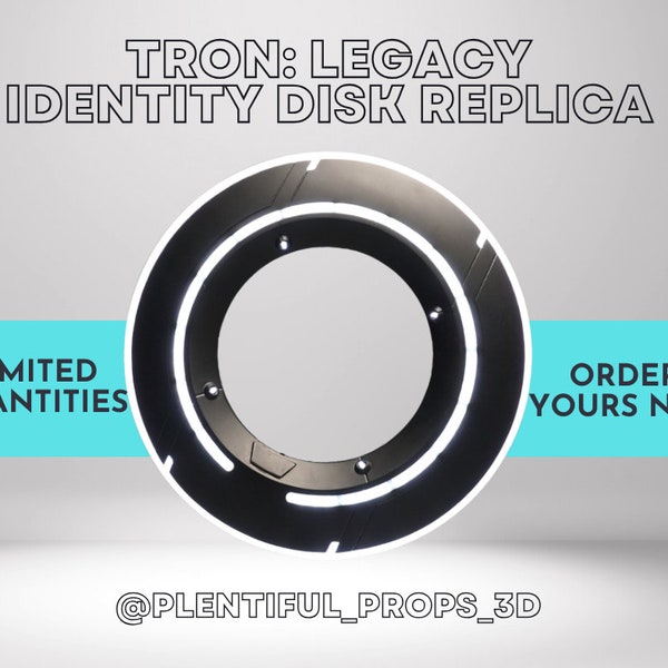 Tron Identity Disk Functional Prop Replica (lights+sounds)