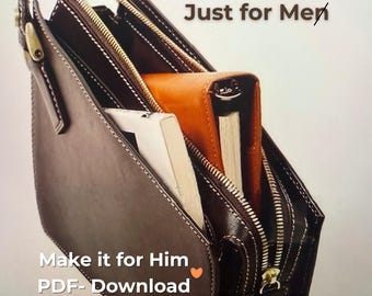 Leder Clutch Schnittmuster: Easy DIY Project (PDF Download)