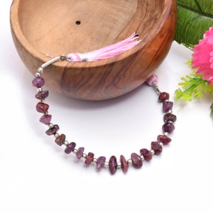 Natural Ruby Polished Rough Shape Gemstone Beads  pinkish-red color Top Quality Stone Natural Ruby Gemstone Gift For Her Making For Jewelry