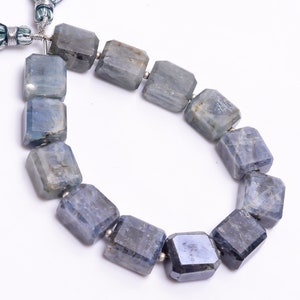 Best Quality Natural Moss Aquamarine Faceted Radiant ShapeBeads Gemstone Beads Size 14x12x8mm Moss Aquamarine For Jewelry Use Natural Stone