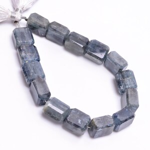 Best Quality Natural Moss Aquamarine Faceted Radiant ShapeBeads Gemstone Beads Size 14x12x8mm Moss Aquamarine For Jewelry Use Natural Stone